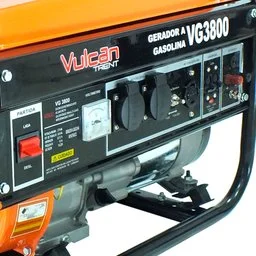 Gerador Gasolina VG3800 4T 208CC 7HP 3,00kva Monofásico Bivolt com Partida Manual VULCAN-56518