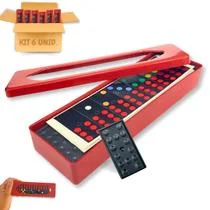 Kit 6 Jogos Dominó Infantil De Plástico Prenda Festa Junina