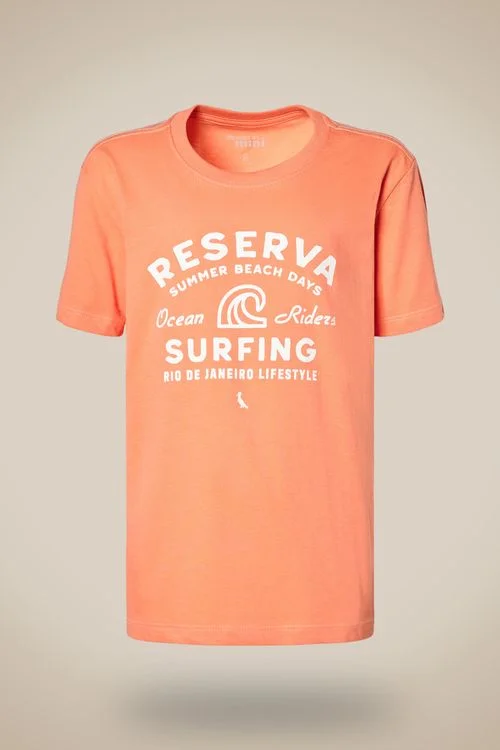 Camiseta Mini Estampa Ocean Riders