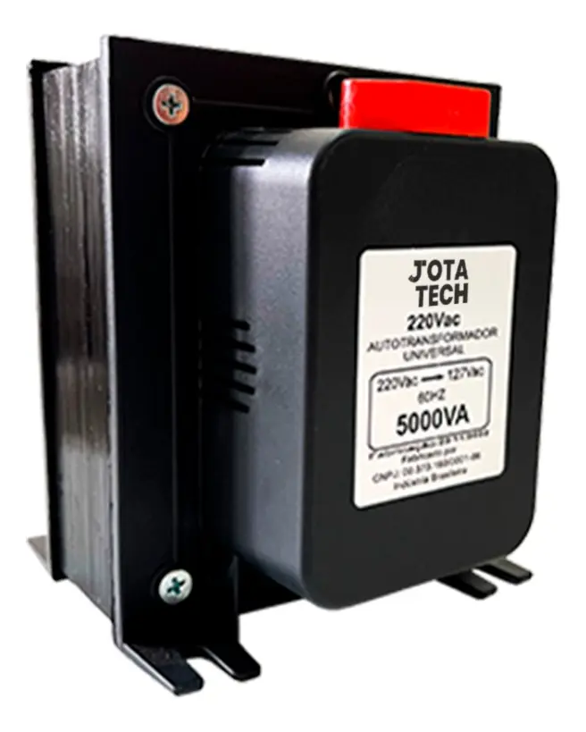 Autotransformador JOTA TECH 5000VA Bivolt 127V/220V Conversor 2.000W Ar Geladeira