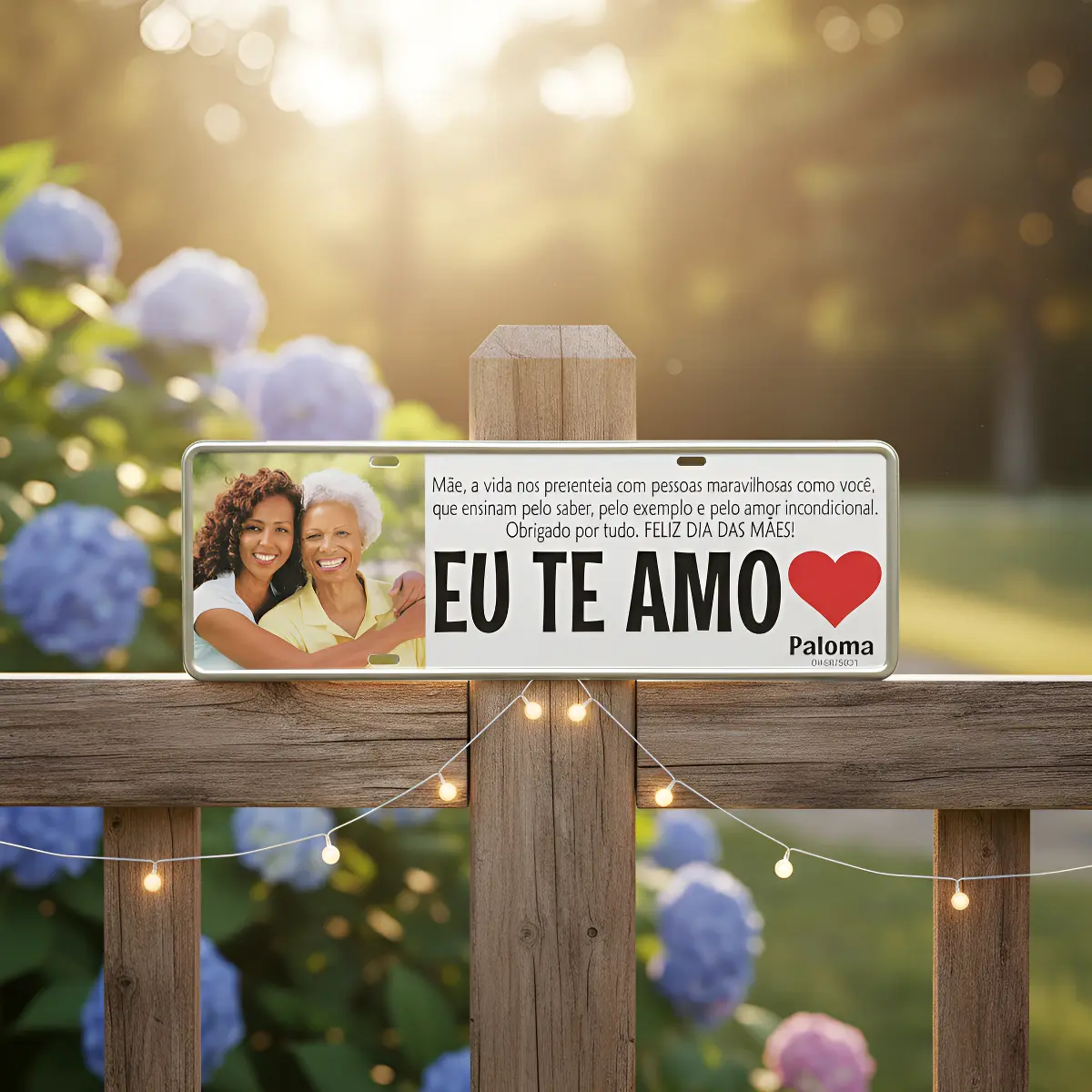 Presente Criativo Dia Das Maes Placa Personalizada Com Foto