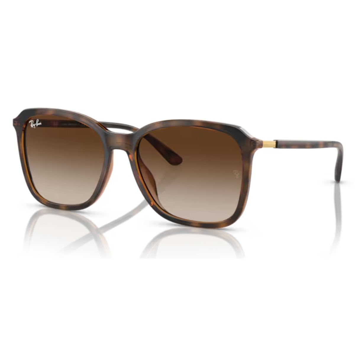 Oculos de Sol Ray-Ban Quadrado Havana-escuro RB4417L 710/13