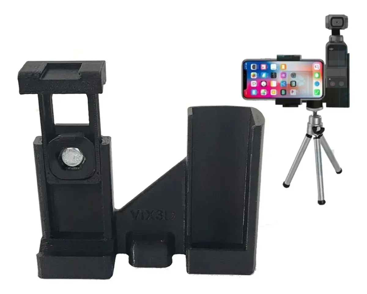 Adaptador P/ Osmo Pocket E Celular Universal Com Rosca 1/4