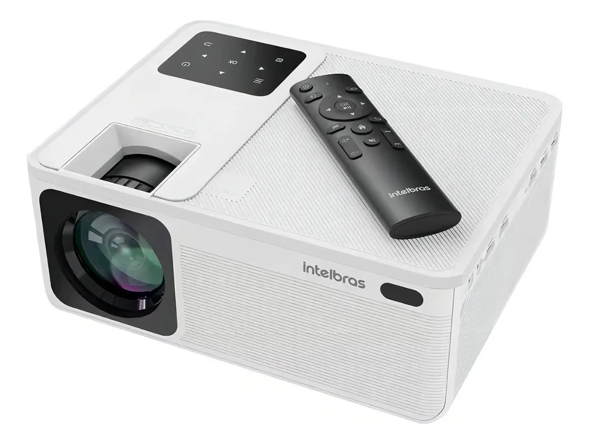Projetor Full HD 5200 Lúmens PFL5211 Intelbras Branco
