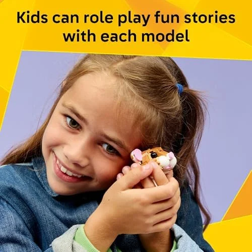 LEGO Creator 3em1 Hamster Adorável com uma Flor; Brinquedo 31376