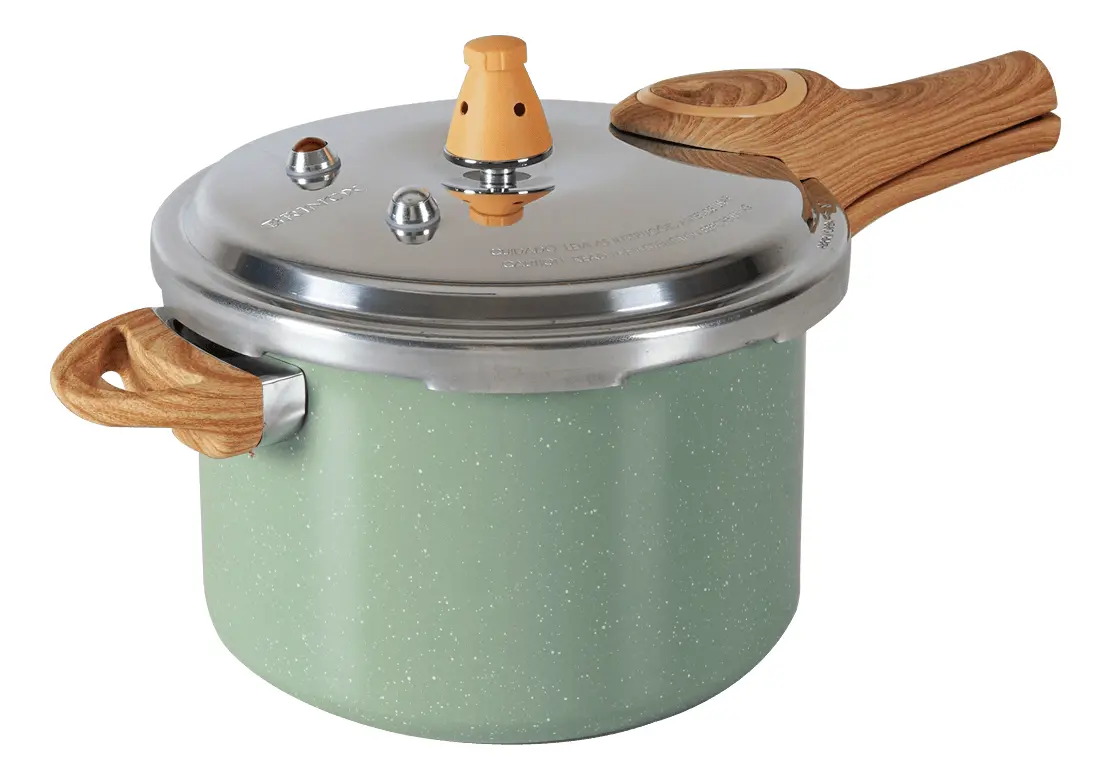 Panela De Pressão Brinox Indução Antiaderente Verde Botanika
