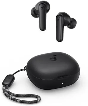 soundcore P20i da Anker, Fone de Ouvido Bluetooth 5.3, Graves Potentes, Drivers de 10mm, 30H de Reprodução, Resistência à Água, 2 Mics IA, Personalização de Som via App, Fone sem fio tws, Preto
