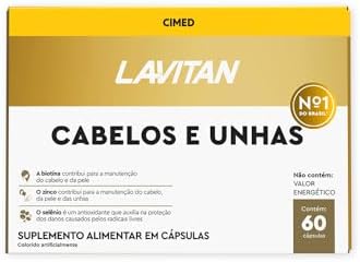 Multivitamínico Lavitan Cabelos E Unhas Com 60 Cápsulas