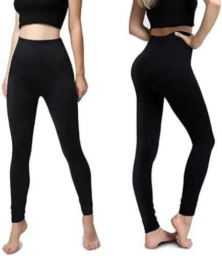 Calça Feminina Flanelada Segunda Pele Forrada Sem Pé Termica