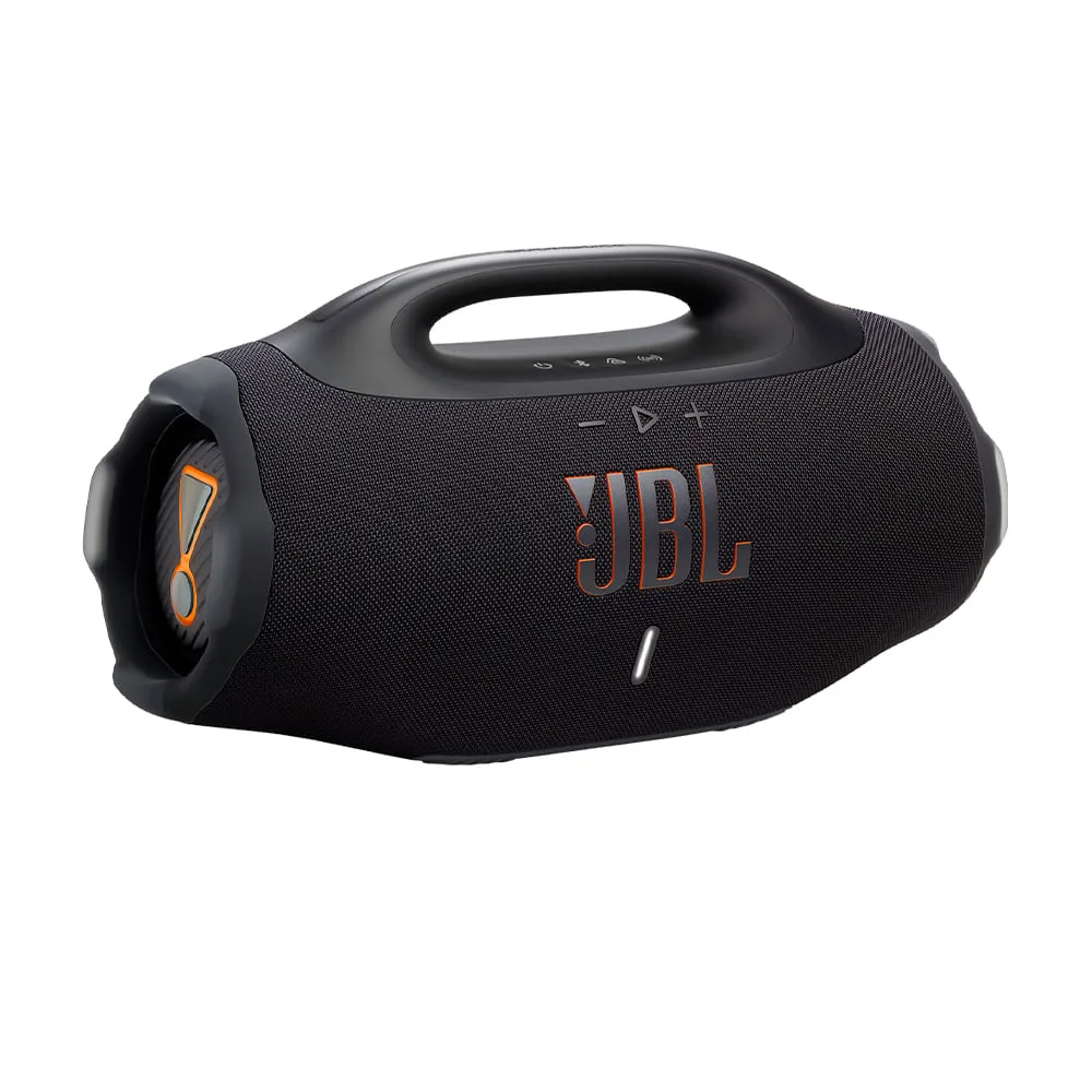 Caixa de Som Bluetooth JBL Boombox 4 Preta, Bateria de Até 34H, à Prova d’Água e Resistente a Poeira IP68 e 210W