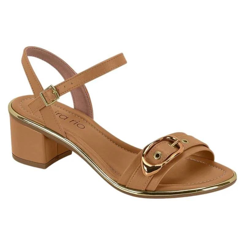 Sandália Beira Rio Casual - Feminino - Nude