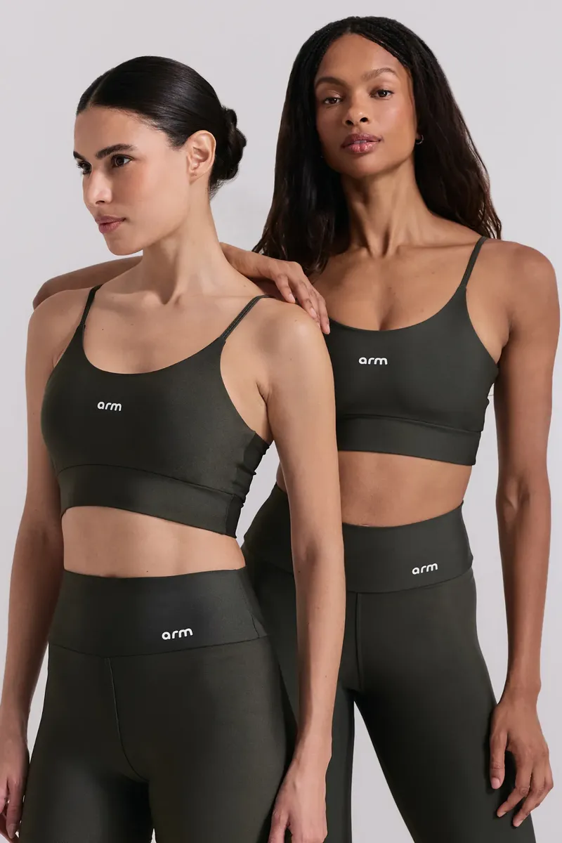 Conjunto Feminino Fitness Blackout Top E Legging - Arm