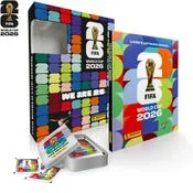 Álbum De Figurinhas - Fifa - Copa Do Mundo 2026 - Box Premium - Lata Pocket - 30 Figurinhas - Panini