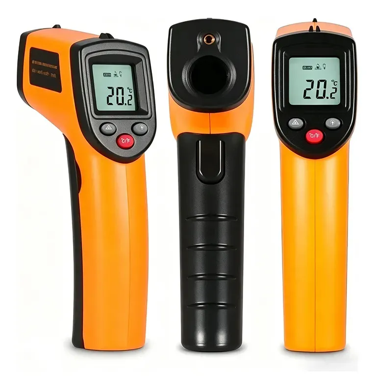 Termômetro Culinário Laser Infravermelho Para Fritura E Assados Até 400°c - Marca Blackone