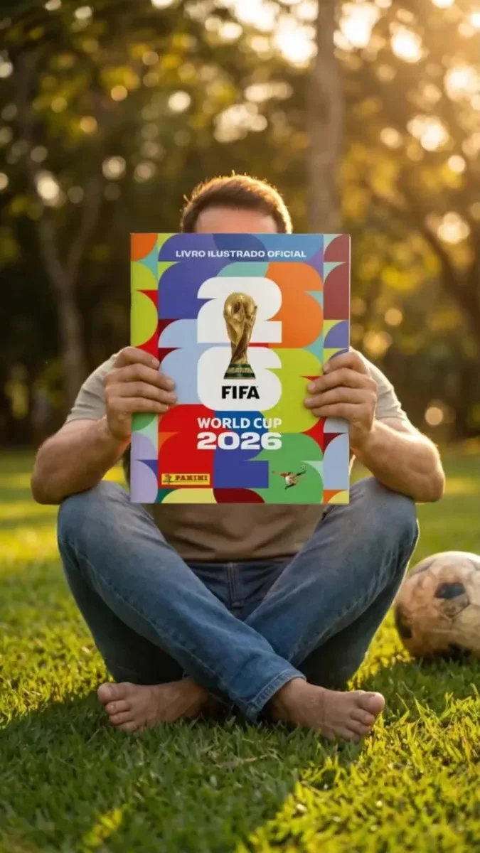 Kit 70 Figurinhas + Álbum Copa Do Mundo Fifa 2026 Panini