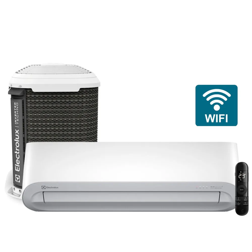Ar Condicionado Inverter Electrolux 18000 BTUs Frio Color Adapt Wi-Fi - YI18F/YE18F