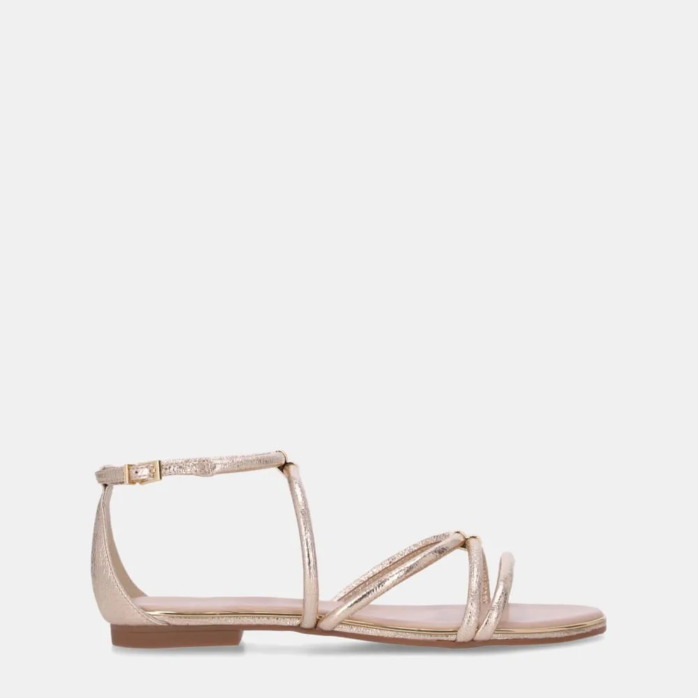 Sandália Rasteira Vênus Ouro - 54870076