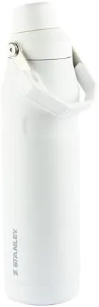 Stanley - Garrafa de água Aerolight com tampa de fluxo rápido, copo isolado a vácuo para bebidas frias, aço inoxidável leve, 710 ml, Polar