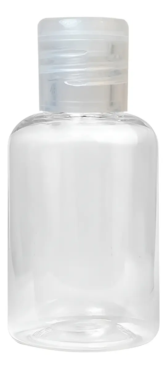Frasco Em Pet Para Álcool Gel 60ml - 20 Unidades Natural