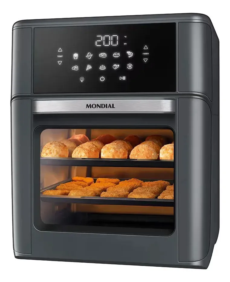 Fritadeira Air Fryer Oven Mondial Afon-12l-fg 12l Digital 20 Preto 127v