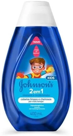 Johnson's Shampoo e Condicionador Infantil 2 em 1, 400ml