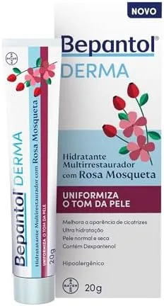 Bepantol Derma Rosa Mosqueta, Pele Normal a Seca, Hidratante Multirrestaurador Hipoalergênico, 20g