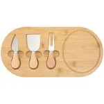 Conjunto para Queijo Futuro Sulco Bambu Inox 4 Peças 18,2x36,2x1,5cm LM1787 - honeyhome Conjunto para Queijo Futuro Sulco Bambu Inox 4 Peças 18,2x36,2x1,5cm LM1787 - honeyhome
