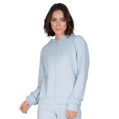 Jaqueta Com Capuz Básica Select Azul