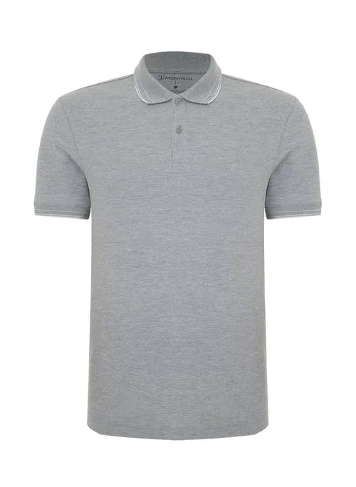 Polo Slim Fit Básica Masculina Individual