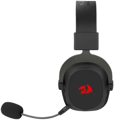 Headset Gamer Redragon Zeus Pro Preto Sem Fio 7.1 H510-PRO
