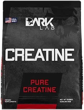 Creatina Pura 1kg Dark Lab Monohidratada 100% de Pureza, Sem Sabor