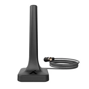 Antena Interna Digital Fm/ Vhf/ Uhf/ Hdtv Cabo 2,5m Preto DTV200 - Aquário
