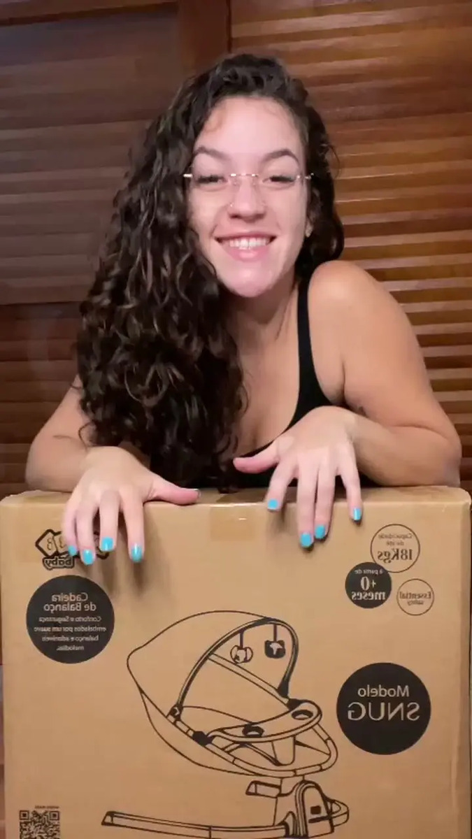 Cadeira de Descanso e Balanço Bebê Elétrica Snug - Maxi Baby