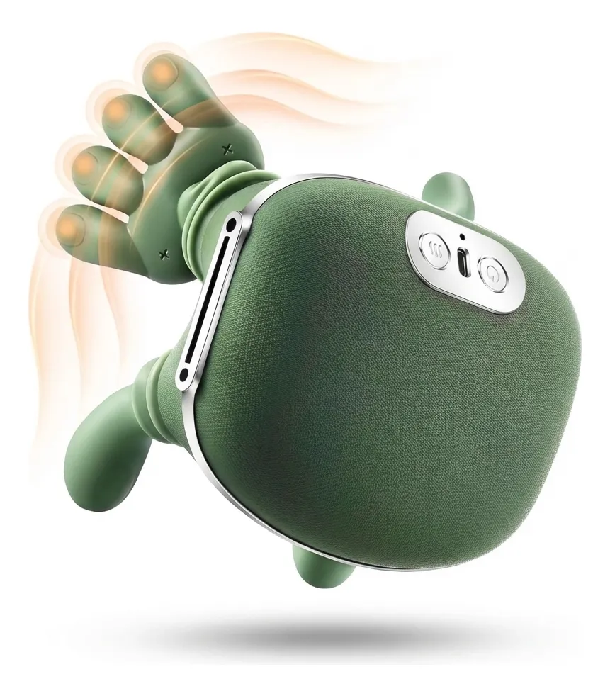 Massageador Pescoço Ombro Recarregável Maozinha Deep Jojosee 127/220v Verde-musgo
