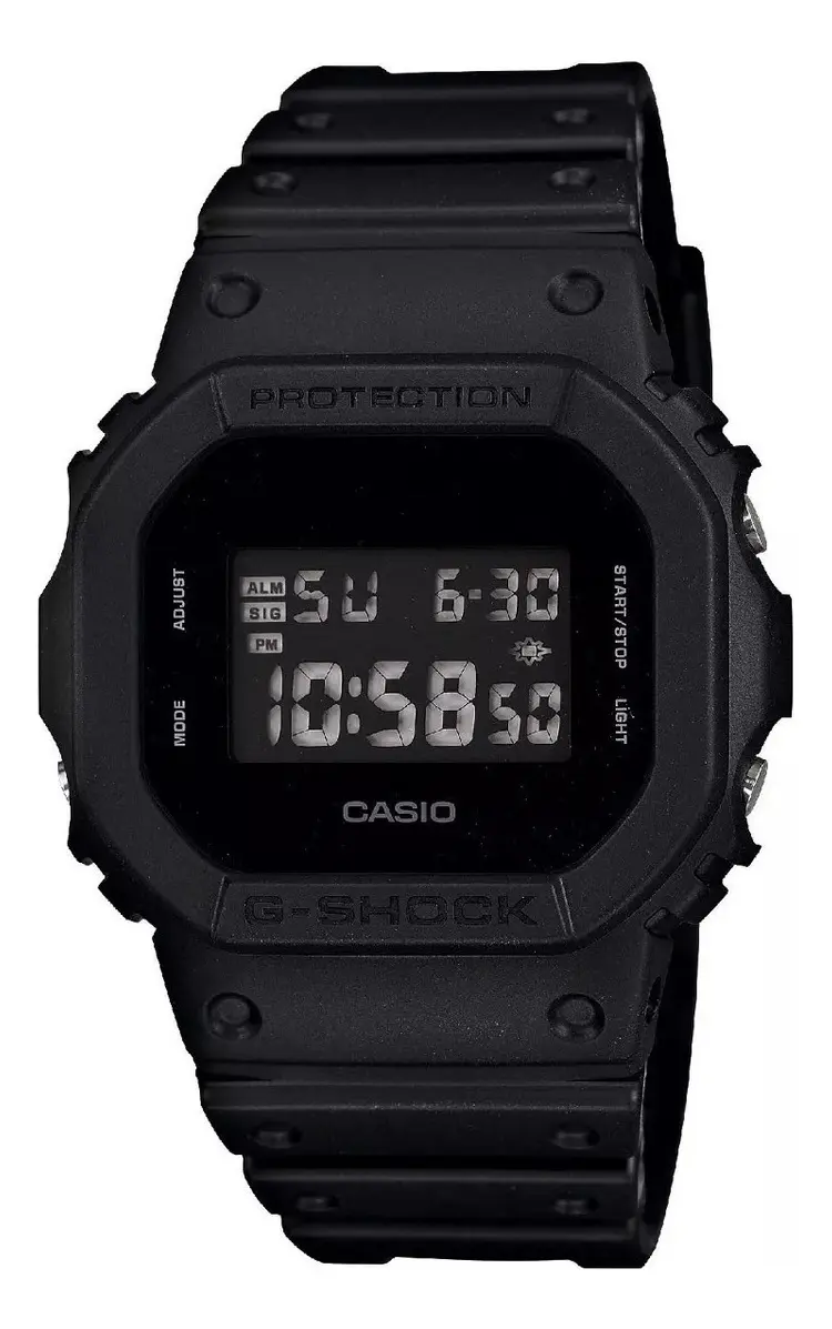 Relógio Casio Masculino G-shock Digital Preto Dw-5600bb-1dr Preto