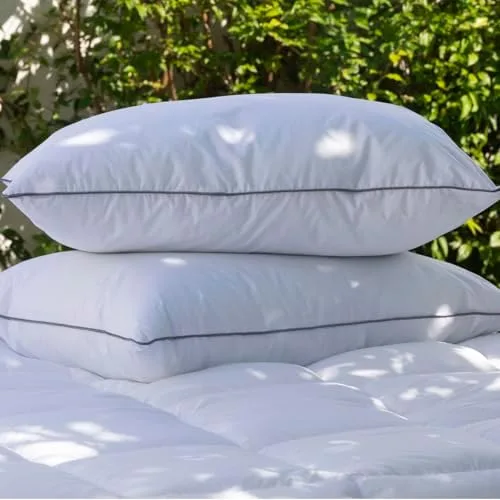 Camesa Travesseiro Toque de Pluma Neo Prime Ecopluma com revestimento Percal 233 fios 100% algodão para fronhas 50x70cm Branco