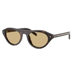 Óculos de Sol Feminino Prada Oval PR B15S Cor Tartaruga - PRADA