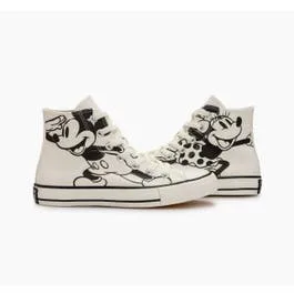 Converse X Disney Mickey Vintage Chuck Taylor All Star Cano Alto Bege