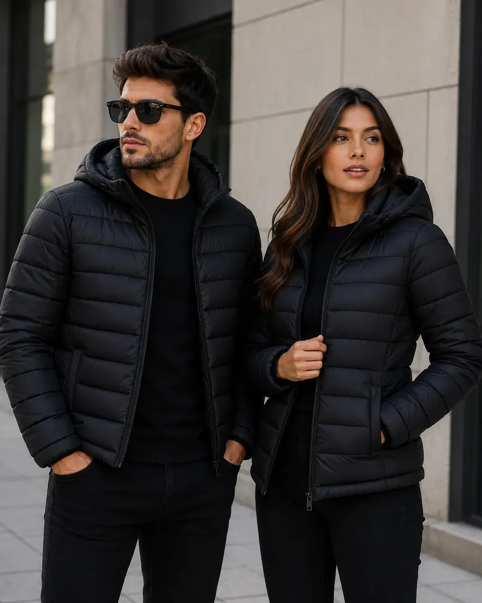 Jaqueta Puffer Feminina Gominho Casaco Corta Vento Bobojaco