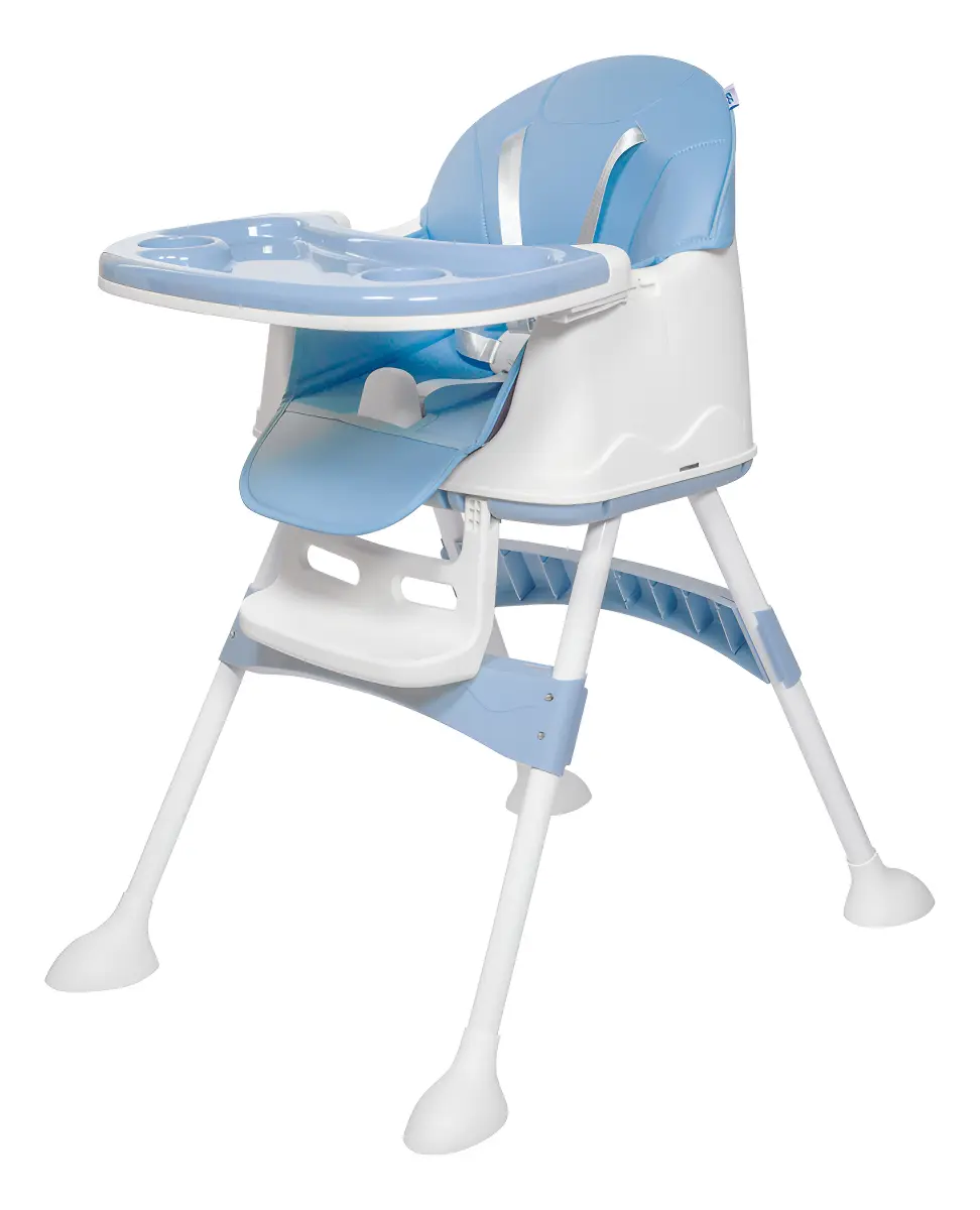 Cadeira De Alimentação Portátil Bebê Honey Maxi Baby Azul