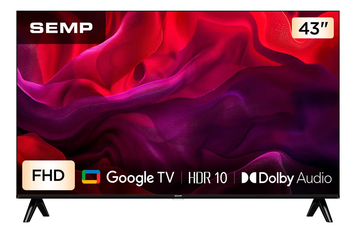 Smart Tv Led Resolução Fhd 43 Semp 43s42 Hdr10 Dolby Audi