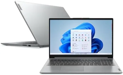 Notebook Lenovo IdeaPad 1 15AMN7 AMD Ryzen 5 7520U 8GB 512GB SSD Windows 11 15.6" - 82X5000NBR Cloud Grey