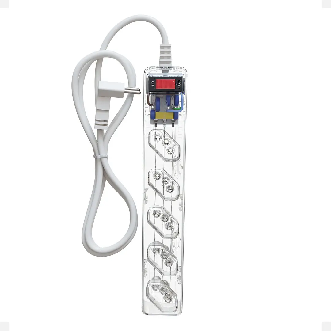 Protetor Elétrico Clamper iCLAMPER Energia 5 com Tecnologia LCF para 5 Tomadas