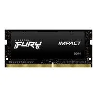 Memória Ram Para Notebook Ddr4 16gb 3200mhz Cl20 Kingston Fury Impact Kf432s20ib/16 Gamer Preto