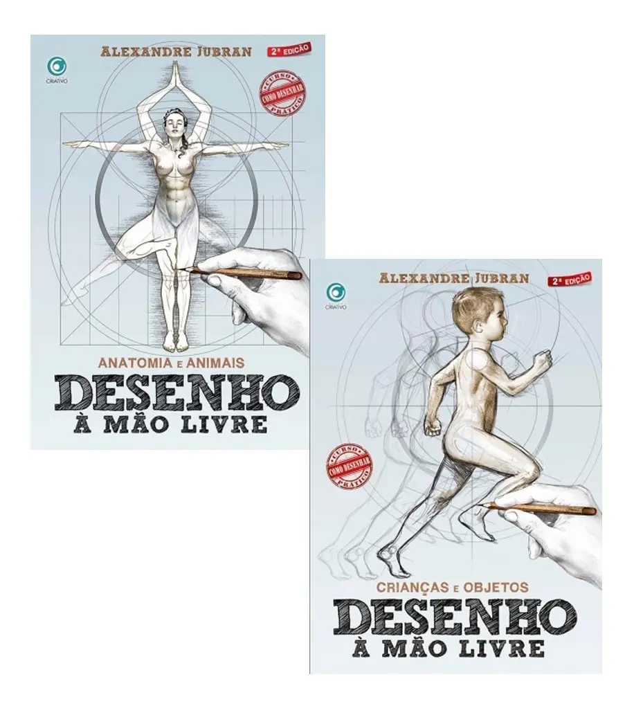 Desenho A Mão Livre - Alexandre Jubran 2 Volumes