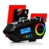 Fone De Ouvido Capacete Bluetooth Moto Comunicador Sem Fio Lançamento Com Visor Fm Microfone Rgb Headset Wireless Modelo Novo Nixzen