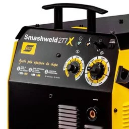 Combo Máquina de Solda Inversora MIG/MAG Smashweld 277X 250A 220/380V Trifásico com Acessórios + Rolo Arame Sólido de Solda MIG 0.8mm 15Kg ER70S-6 ESAB-K9884