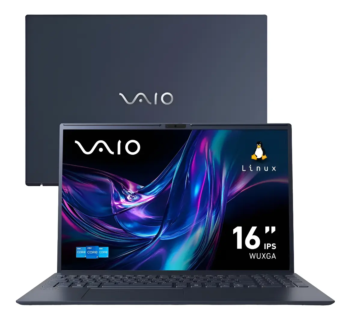 Notebook VAIO FE16 Intel Core i5-1334U - 13ª Gen Linux Debian 12 - 8GB RAM 256GB SSD Tela 16" IPS WUXGA Antirreflexo - Cinza Grafite - VJFE62F11X-B0911H