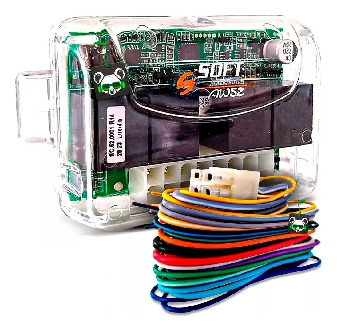 Módulo Central Vidro Elétrico Universal Aw52 Soft 2 Vidros