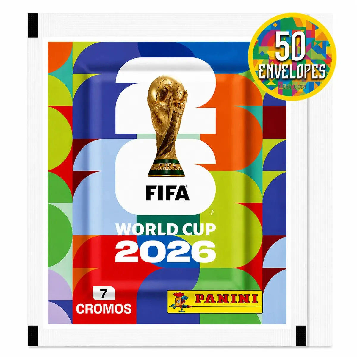 Copa Do Mundo Fifa 2026 - Kit Com 30 Envelopes Panini Oficial (210 Cromos) Copa Do Mundo 2026